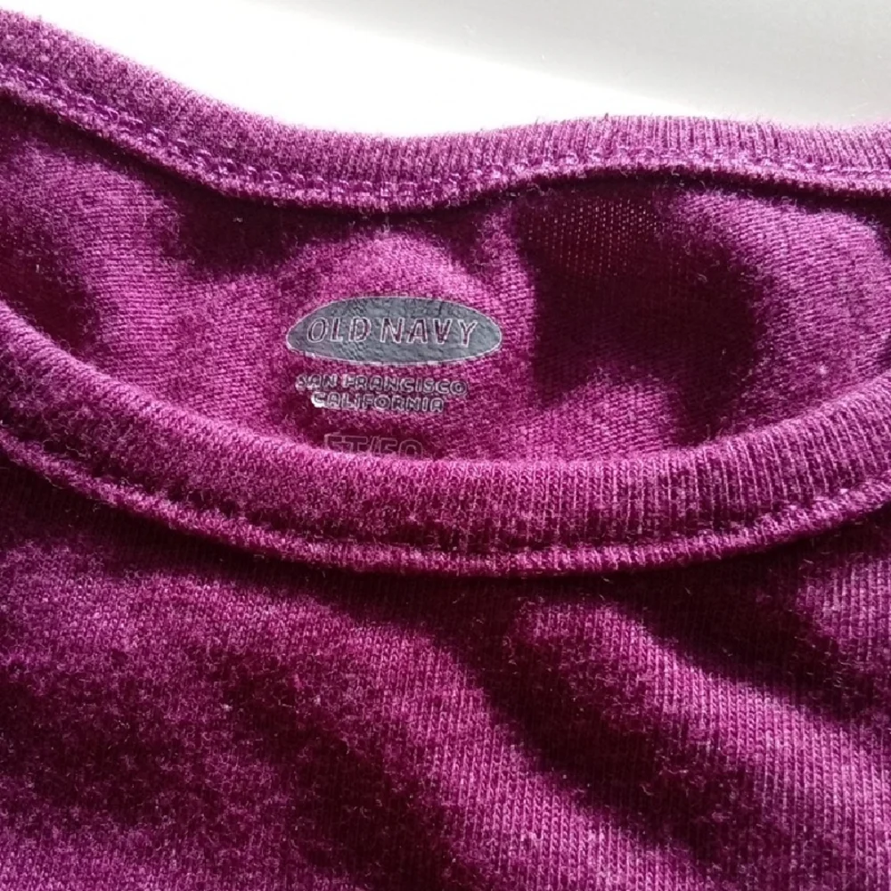 Girls 2 Item Bundle Long-Sleeve Layered Tunic Top in Pink and Purple - Picture 8 of 9